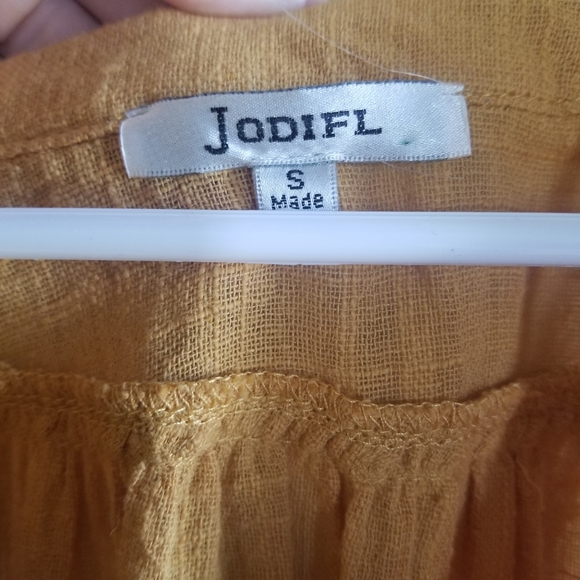 JODIFL Embroidered Yellow Tunic - Picture 3 of 8